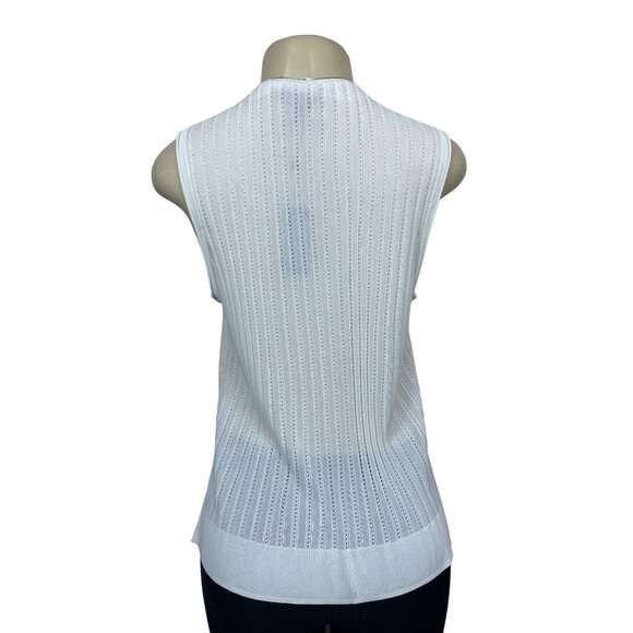 Rag & Bone Women's Light Beige Sleeveless Blouse Sz L/G - Picture 4 of 7